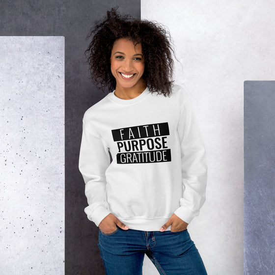 FPG Unisex Sweatshirt "Black and White" - FPG Apparel